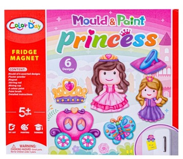 STWÓRZ MAGNES ZRÓB TO SAM DIY KRÓLEWNA MOTYL 6 SZT