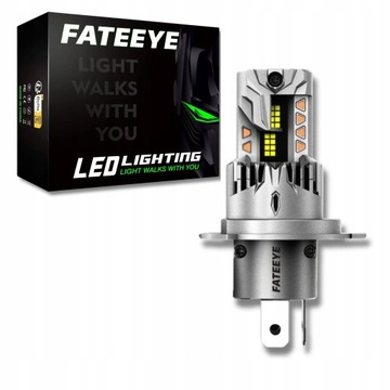 ŻARÓWKA H4 LED CANBUS 1 DO 1 MOCNE BIAŁE ŚWIATŁO 6500K 10000LM 1 SZTUKA