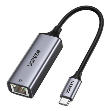 Ugreen zewnętrzna karta sieciowa RJ45 - USB Typ C (1000 Mbps/ 1 Gbps )