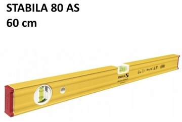POZIOMICA ALUMINIOWA STABILA 19165 typ 80 AS 60 cm