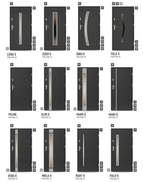 Двери наружные 68 мм сталь чистый воздух Ud=1,3