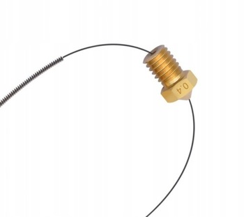 Stalowy elastyczny czyścik do Dysz 0.4 mm Druk 3D
