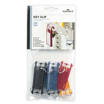 KEY CLIP, бирки для ключей - 6 шт.