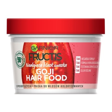 MASKA DO WŁOSÓW Z JAGODAMI GOJI OCHRONA KOLORU GARNIER FRUCTIS 3W1