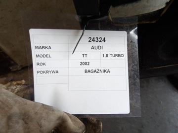 AUDI TT POLIČKA PODLAHA KRYTINA KUFRU