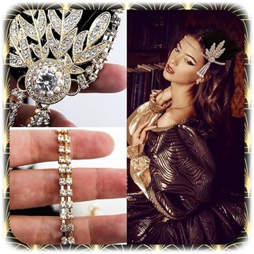 Ретро, ​​установленные женские годы 20 30 скидка скидки Carnaval Cysy 7 El.