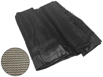 zewnętrzna SIATKA DO TRAMPOLINY ŻYŁKOWA 8FT 244 cm 6 tuneli czarna