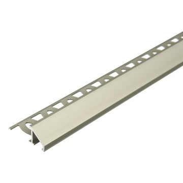 Listwa najazdowa FLI 10mm INOX do płytek gresowych