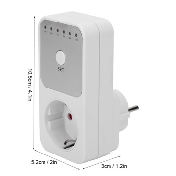 Timer Przełącznik gniazda zasilania Wtyczka