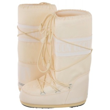 Śniegowce Moon Boot Nylon Cream 14004400082 Beżowe