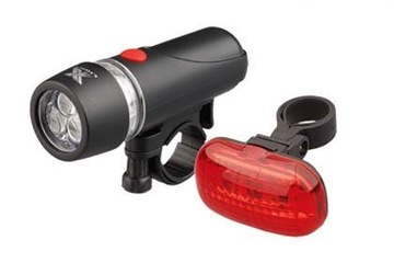 Zestaw lamp rowerowych LED xc735 + xc714