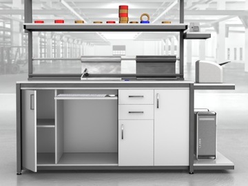 Верстак упаковочный 200x80x210/230см Art