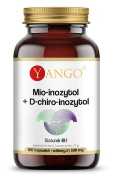 Mino-inozytol + D-chiro-inozytol 100 kapsułek Yango