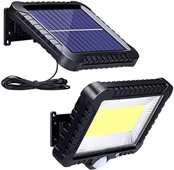 LAMPA SOLARNA Z CZUJNIKIEM RUCHU ZMIERZCHU 100LED