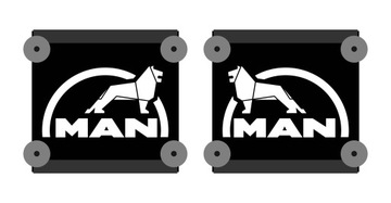 Именная табличка LOGO LED 16x16 2шт + БЕСПЛАТНО