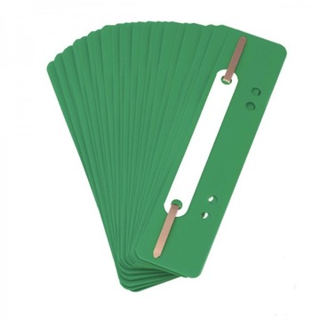 Wąsy do skoroszytu Durable zielone 25 szt.
