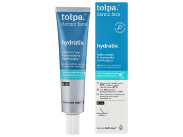 TOŁPA Dermo Face Hydrativ Hialuronowy Krem-maska nawilżający na noc 40 ml
