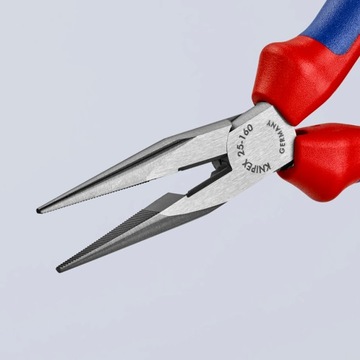 KNIPEX УЗКИЕ КРЕЗАЦЫ ПОЛУКРУГЛЫЕ 25 02 160