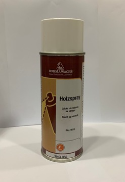 BORMA RAL 9016 белый аэрозольный лак для дерева