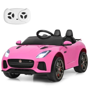 Elektryczny samochód dla dzieci Jaguar F-Type różowy