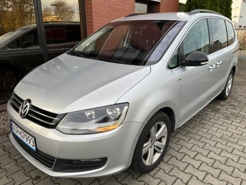 Volkswagen Sharan II Van 2.0 TDI-CR BMT 140KM 2012 Volkswagen Sharan 2.0 diesel 140 KM automat zarej w PL zadbany mozliw