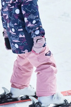 Рокси зимние штаны на брекетах изолированы для девушки 4-5