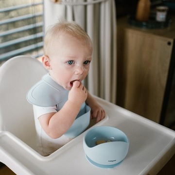 Силиконовый нагрудник с регулируемым прикреплением Babyono 1639/01 Blue