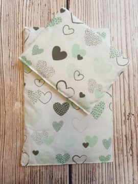 ПОСЛАНИЕ ДЛЯ КУКОЛЬНОЙ КОЛЯСКИ, ПОДУШКА С ОДЕГАЮЩИМ ОДЕЖДОМ