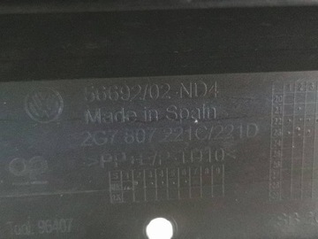 NÁRAZNÍK MŘÍŽKA MASKA MŘÍŽKY VOLKSWAGEN TAIGO 122.