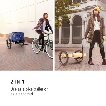 ВЕЛОСИПЕДНЫЙ ТРАНСПОРТ БАГАЖНЫЙ ПРИЦЕП РУЧНОЙ ВЕЛОСИПЕДНЫЙ ПРИЦЕП 40 КГ