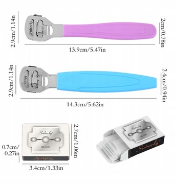 Бритва для ног из нержавеющей стали для удаления мозолей Co.