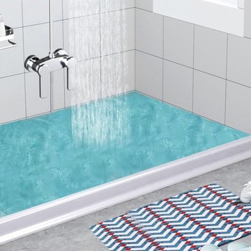 УПЛОТНИТЕЛЬНАЯ ЛЕНТА ВОДОБАРЬЕРНЫЙ ПОРОГ ДЛЯ ТУАЛЕТА и ДУША 150см БЕЛАЯ