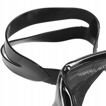 МАСКА ОЧКИ ДЛЯ ДАЙВИНГА ОЧКИ ДЛЯ СНОРКЕЛИНГА И ПЛАВАНИЯ ЧЕРНЫЕ