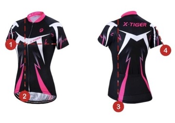 ЖЕНСКИЙ ВЕЛОСИПЕДНЫЙ КОСТЮМ X-TIGER RAINBOW THERMO GEL