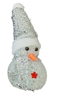 210 МАЛЕНЬКИЙ СНЕГОВИК ГЕЛЕВАЯ СВЕТОДИОДНАЯ ЛАМПА ДЛЯ ДЕТЕЙ РОЖДЕСТВЕНСКАЯ