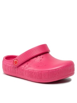 BIG STAR SHOES Klapki II375006 Fuchsia