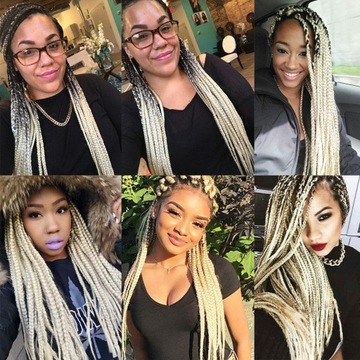 СИНТЕТИЧЕСКИЕ ВОЛОСЫ ДЛЯ КОСИ ДРЕДОВ OMBRE B32