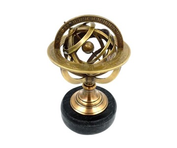 КОЛЬЦО АСТРОЛАБИЙ ЛАТУННЫЙ КАМЕНЬ ПОДАРОК