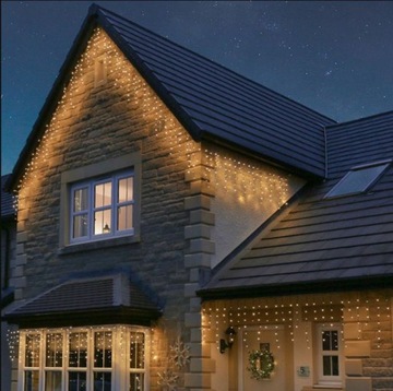 ICINIC LAMPS 200 LED ТОЛЩИЙ КАБЕЛЬ 9,5 м + ВСПЫШКА