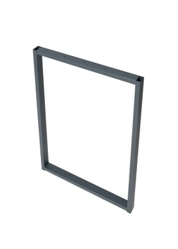 МЕТАЛЛИЧЕСКИЕ НОЖКИ СТОЛА 80х72 см ПРОФИЛЬ 4х2 см ЧЕРНЫЙ БЕЛЫЙ ЛОФТ ПРОМЫШЛЕННЫЙ