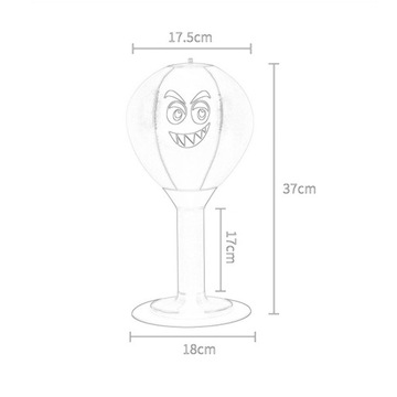 Настольная тренировка с надувной боксерской грушей и присоской Забавные подарки