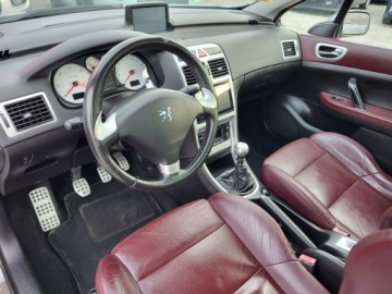 Peugeot 307 II Cabrio 2.0 HDi 16V FAP 136KM 2006 Peugeot 307 CC Skóra, Nawigacja, Komputer, zdjęcie 19