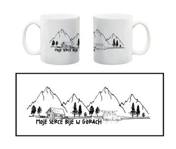 KUBEK moje serce bije w górach góry Tatry szczyt