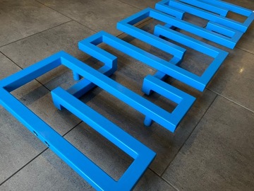 3D радиатор для ванной комнаты, медь, цвета RAL, 143х55см