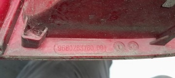 CITROEN C2 2005-2009 SVĚTLO ZADNÍ LEVÝ