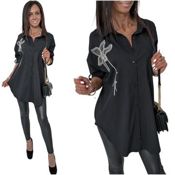 CASUALOWA KOSZULA OVERSIZE EMMELINE! WZ.19 XXL