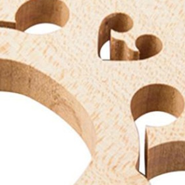 3/4 контрабасовый бридж из состаренного клена. Вертикальный бридж для фа.