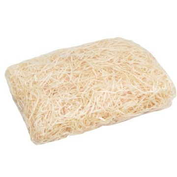 WEŁNA DRZEWNA DO KOSZY WIKLINOWYCH PREZENTOWYCH 100 G WYPEŁNIACZ