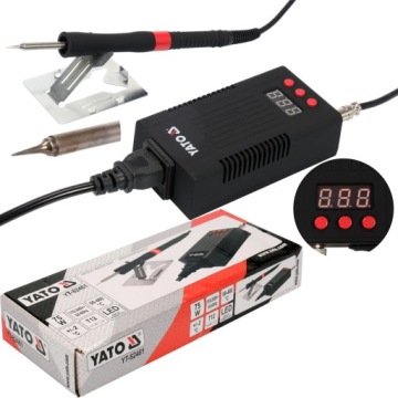 ПАЯЛЬНАЯ СТАНЦИЯ YATO LED T12 75W СОПРОТИВЛЕНИЕ НАГРЕВ ПАЯЛЬНИК YT82461