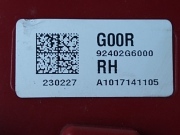 92402-G6000 SVĚTLO ZADNÍ PRAVÁ KIA PICANTO 3 2017- ORIG.